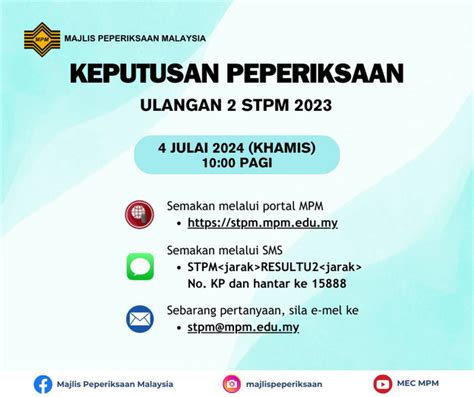 cara semak keputusan stpm ulangan|Cara Semak Keputusan STPM Ulangan U1 & U2 2023.
